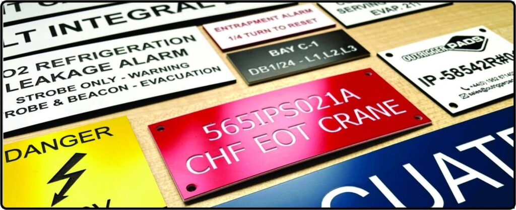 Laser Engraving for Equipment Labels and Nameplates