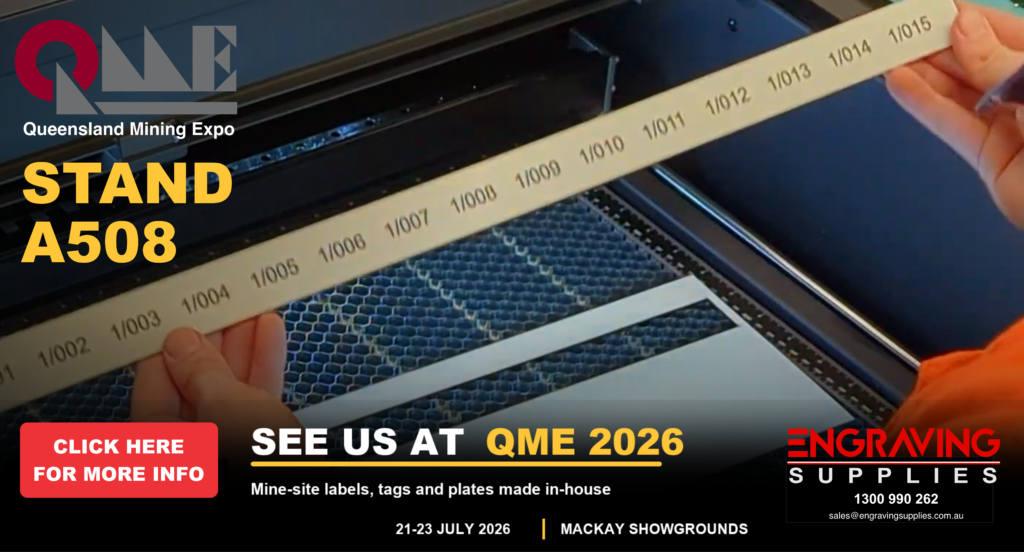 Engraving Supplies at QME 2026 in Mackay